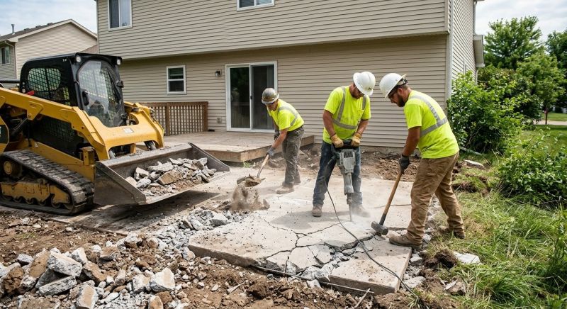 Concrete Pad Removal Service